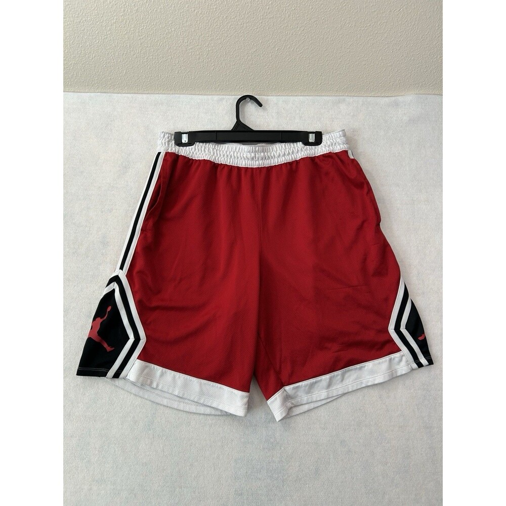Jordan Jumpman Diamond Mesh Basketball Shorts Gym Red Mens 2XL 887438-687 XXL